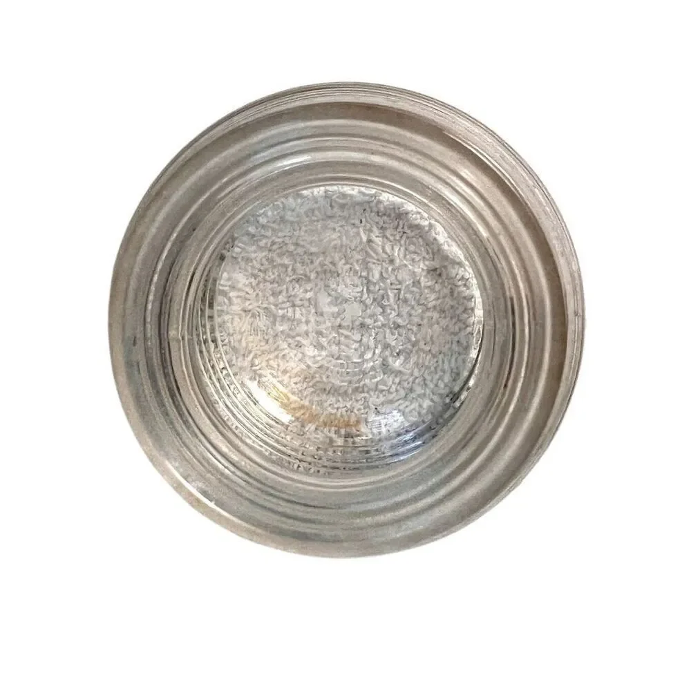 Vintage Clear Depression Glass Small Ribbed Bee Hive Vase